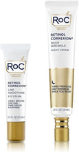 Load image into Gallery viewer, RoC Retinol Value Set Duo, Deep Wrinkle Anti-Aging Night Face Cream and Retinol Correxion Daily Eye Cream, Skin Care Treatment (Packaging May Vary)
