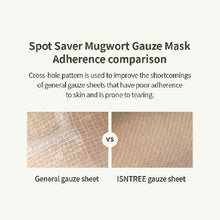 Load image into Gallery viewer, Mugwort Calming Gauze Mask 23g x 10 sheets