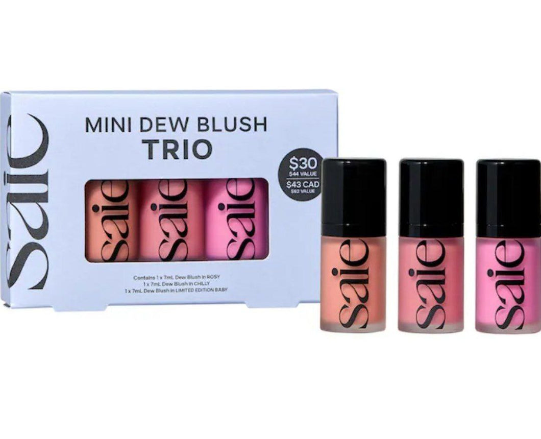 SAIE Mini Dew Blush Trio