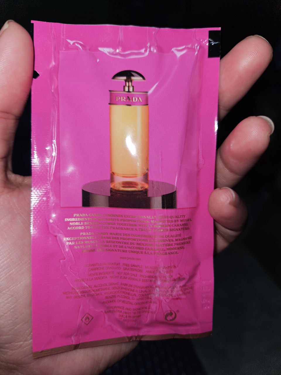 Prada Candy perfume vial