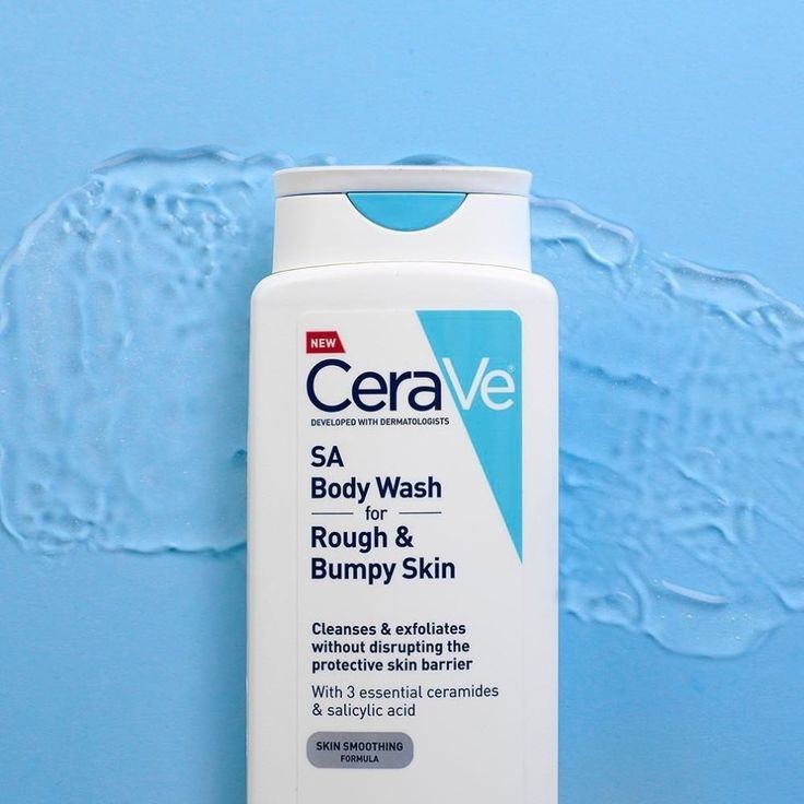 Cerave SA body wash rough and bumpy skin