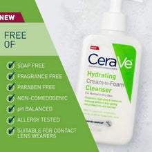 Load image into Gallery viewer, CeraVe Hydrating Cream to foam cleanser
