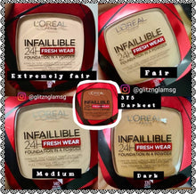 Load image into Gallery viewer, Loreal INFALLIBLE Up to 24H Fresh Wear in a Powder
