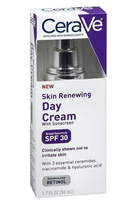 Skin renewing day cream with spf